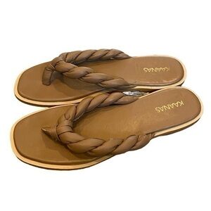 KAANAS Bocagrande Twisted Sandals 8